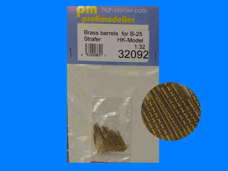 PM32092 B-25 Strafer gun barrels set 1/32